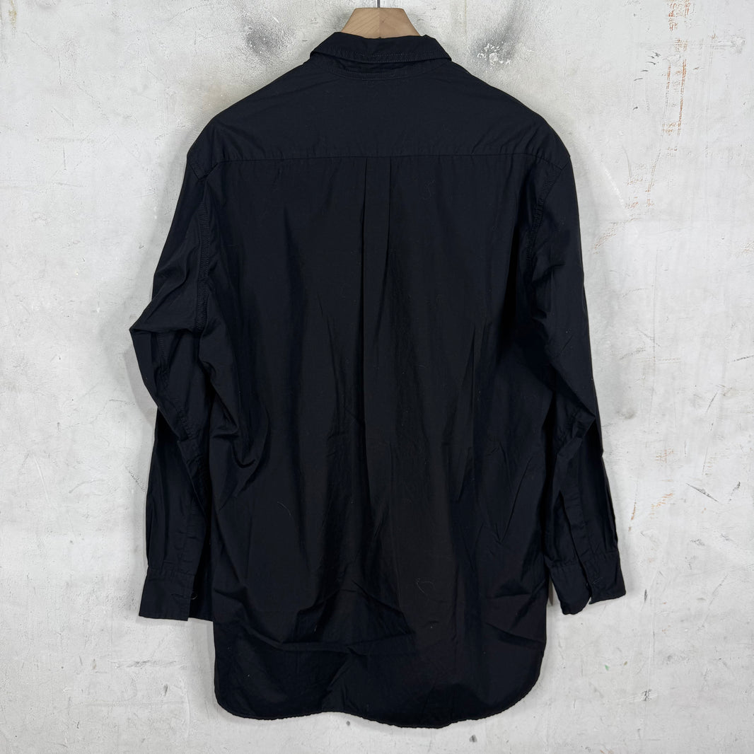 Yohji Yamamoto Black Double Pocketed Shirt