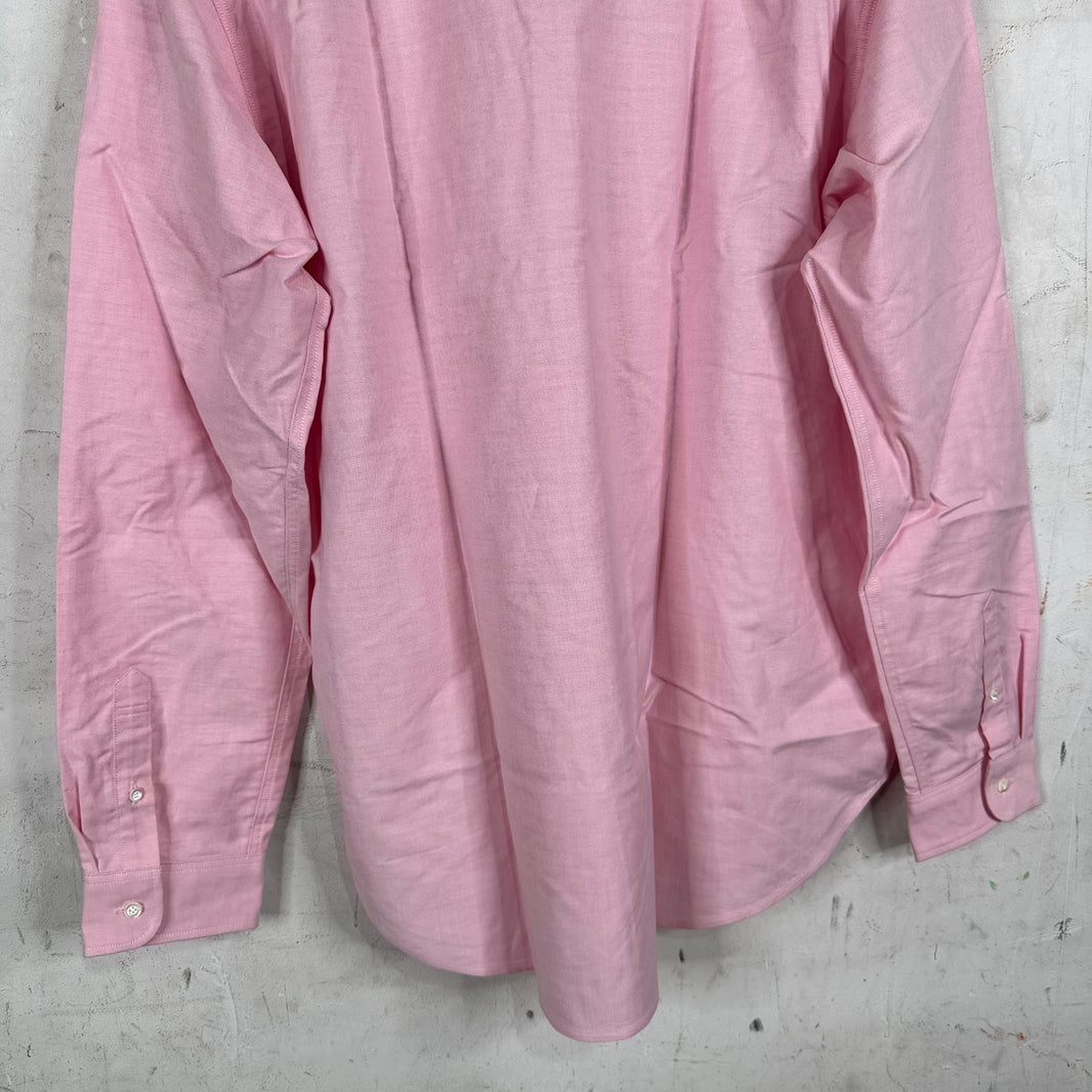 Stussy x Junya Pink Logos Buttoned Shirt