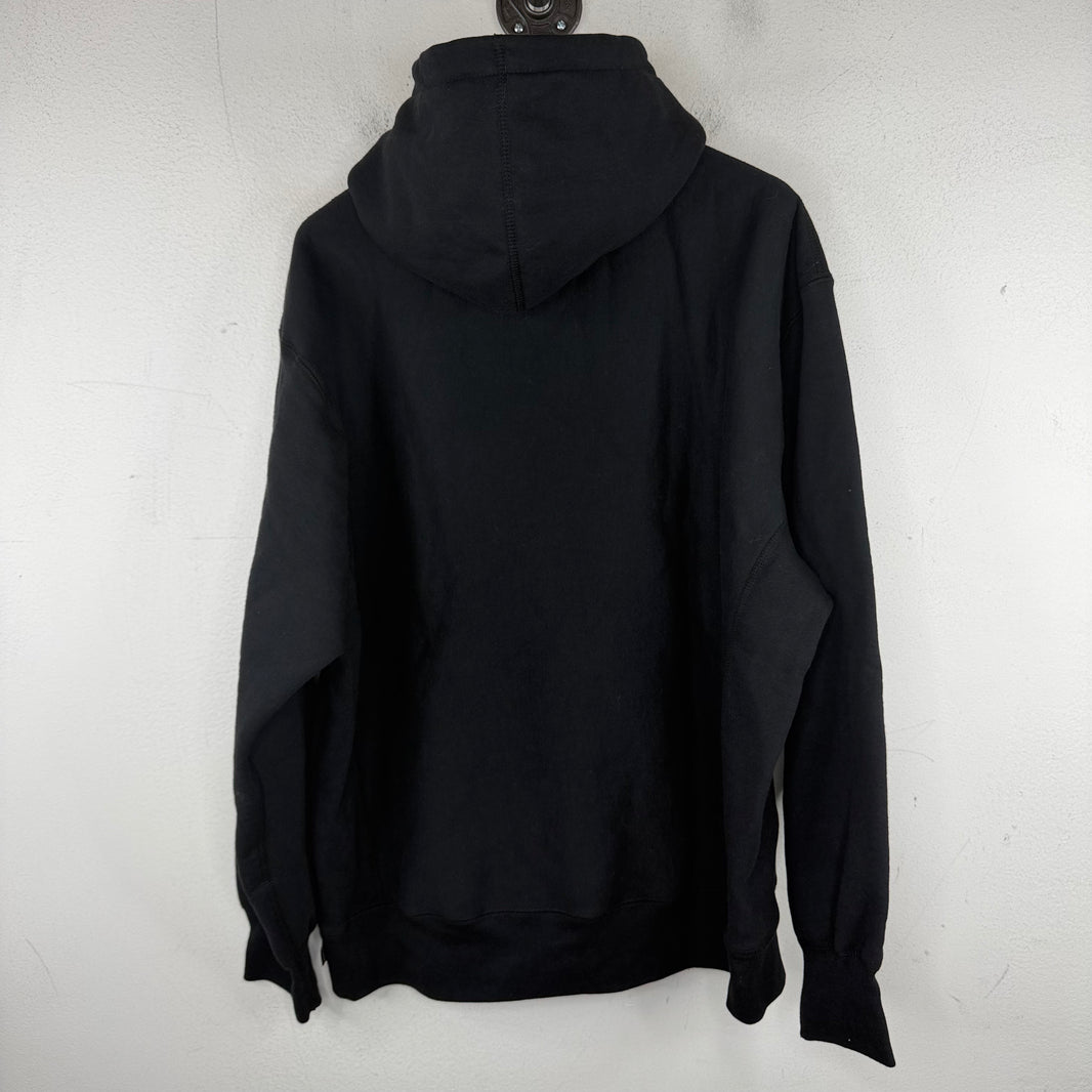 Supreme Black Cross Box Logo Hoodie