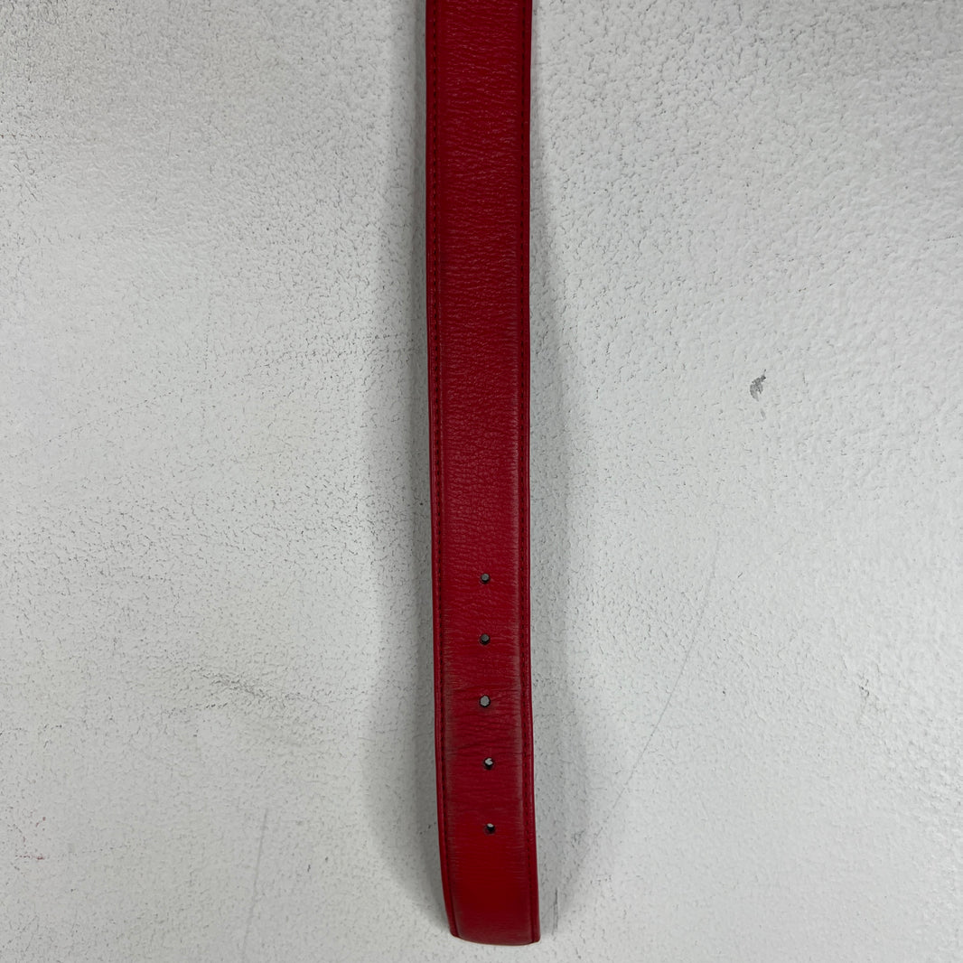 Chrome Hearts Red Gunslinger Belt