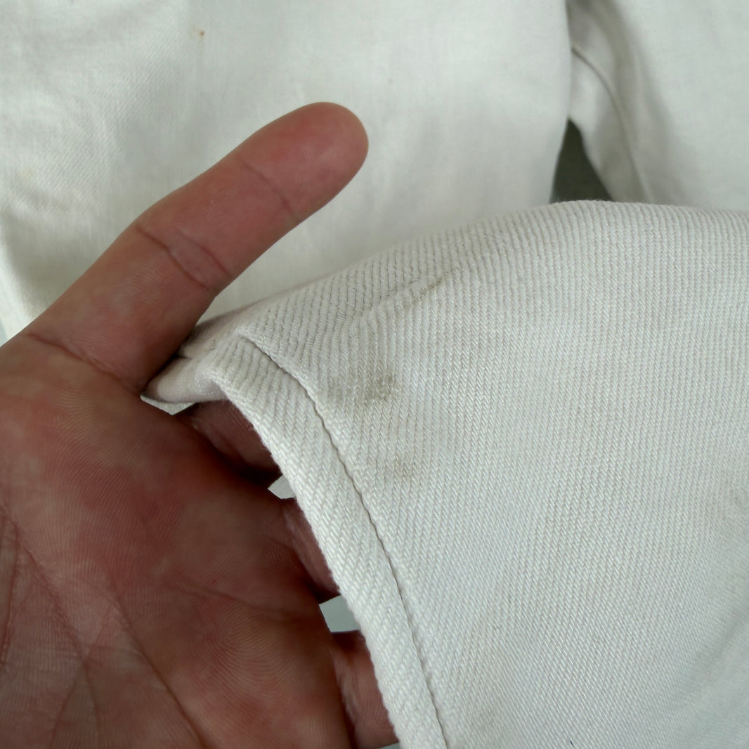 RRL White Slim Jeans