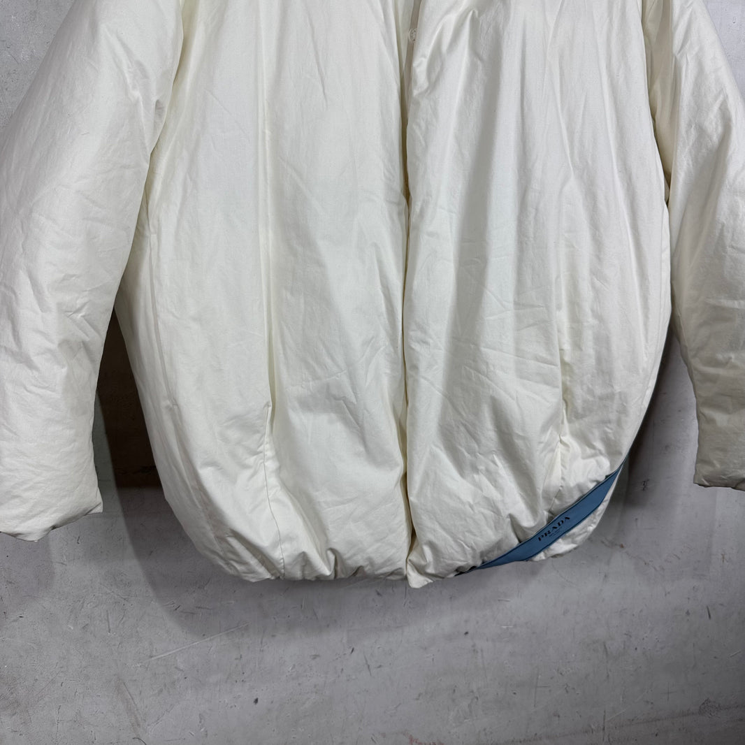 Prada White Down Pillow Jacket