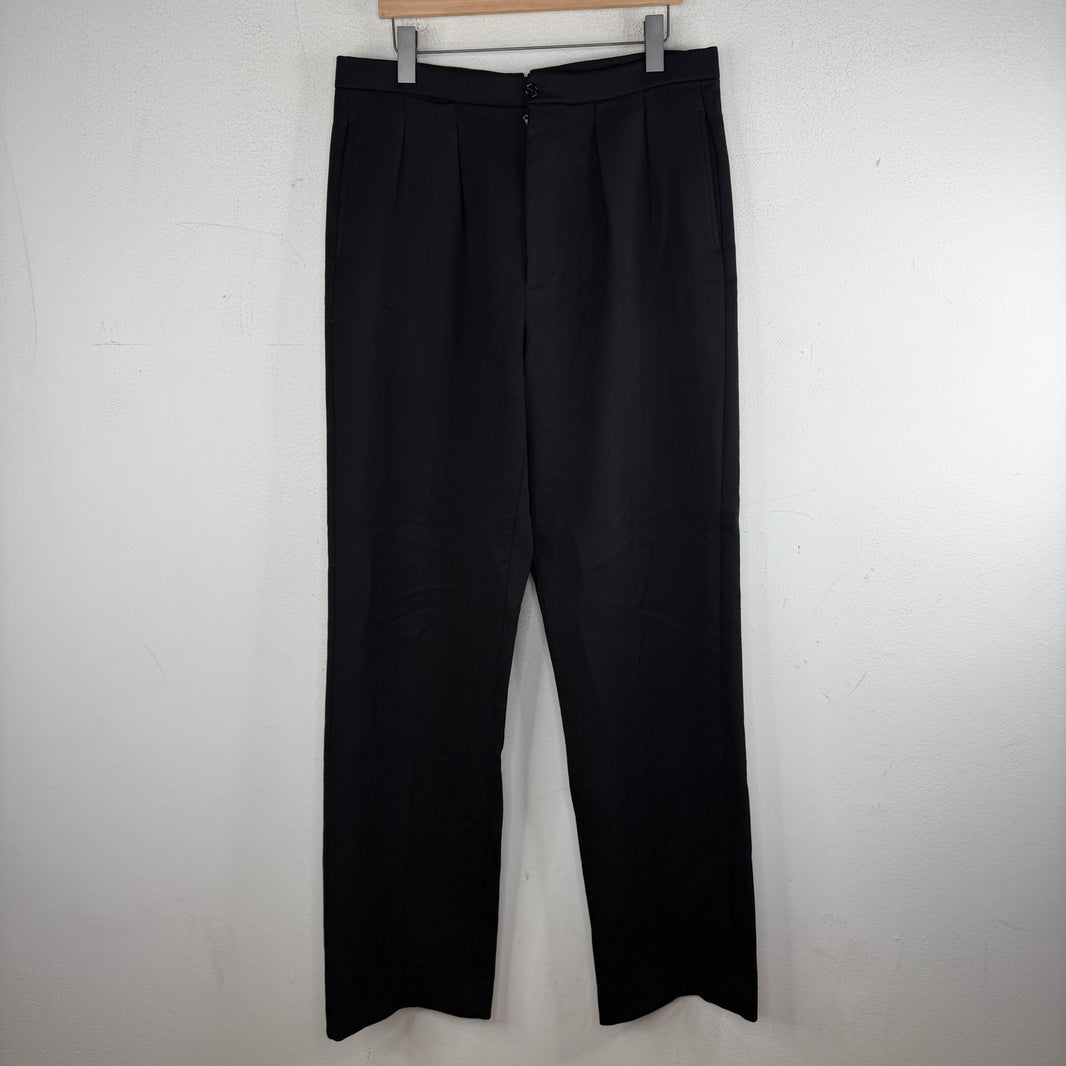 Raf Simons Black Pleated Trousers