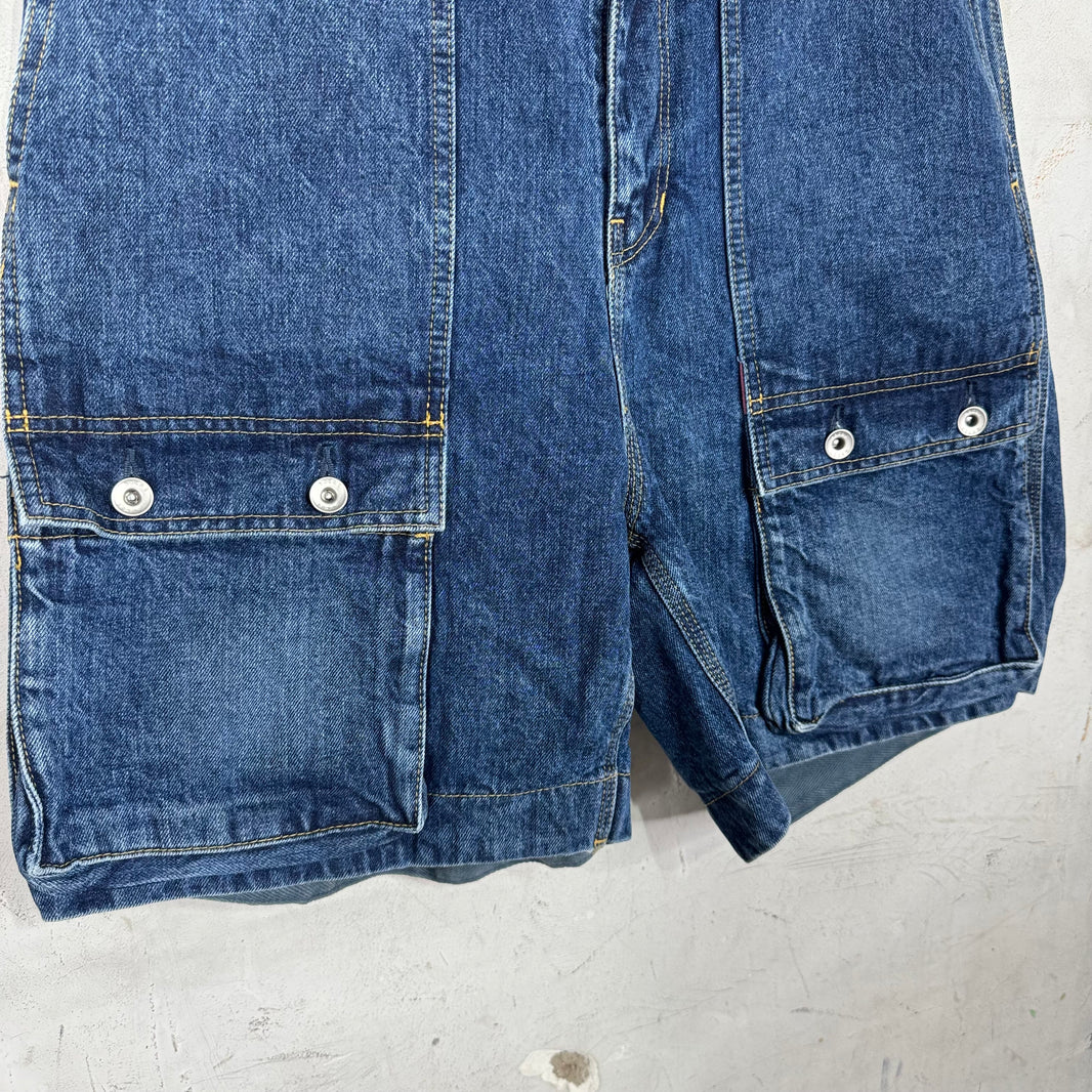 Sacai Denim Cargo Shorts