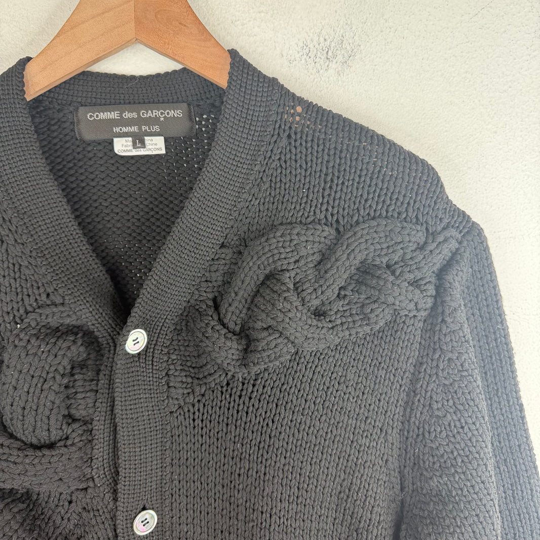 CDG Homme Plus Knotted Cardigan