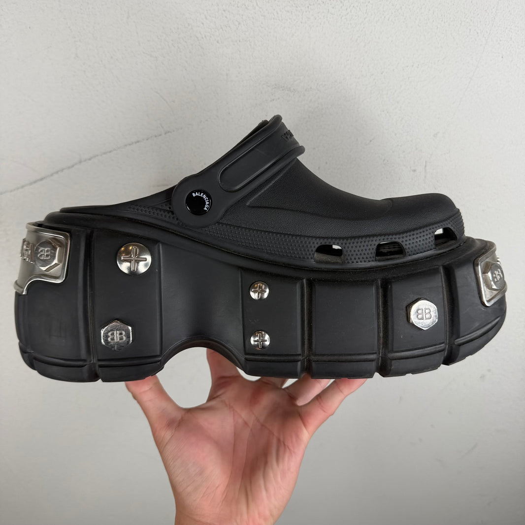 Balenciaga Croc Hardcroc Platform Mules