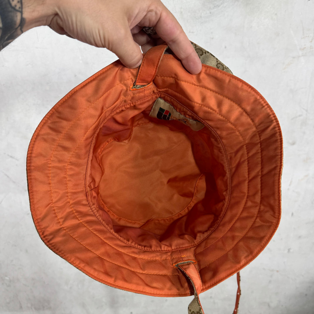 Gucci x TNF Monogram Safari Bucket Hat
