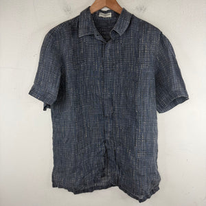 Balenciaga Layered Blue Grid S/S Shirt