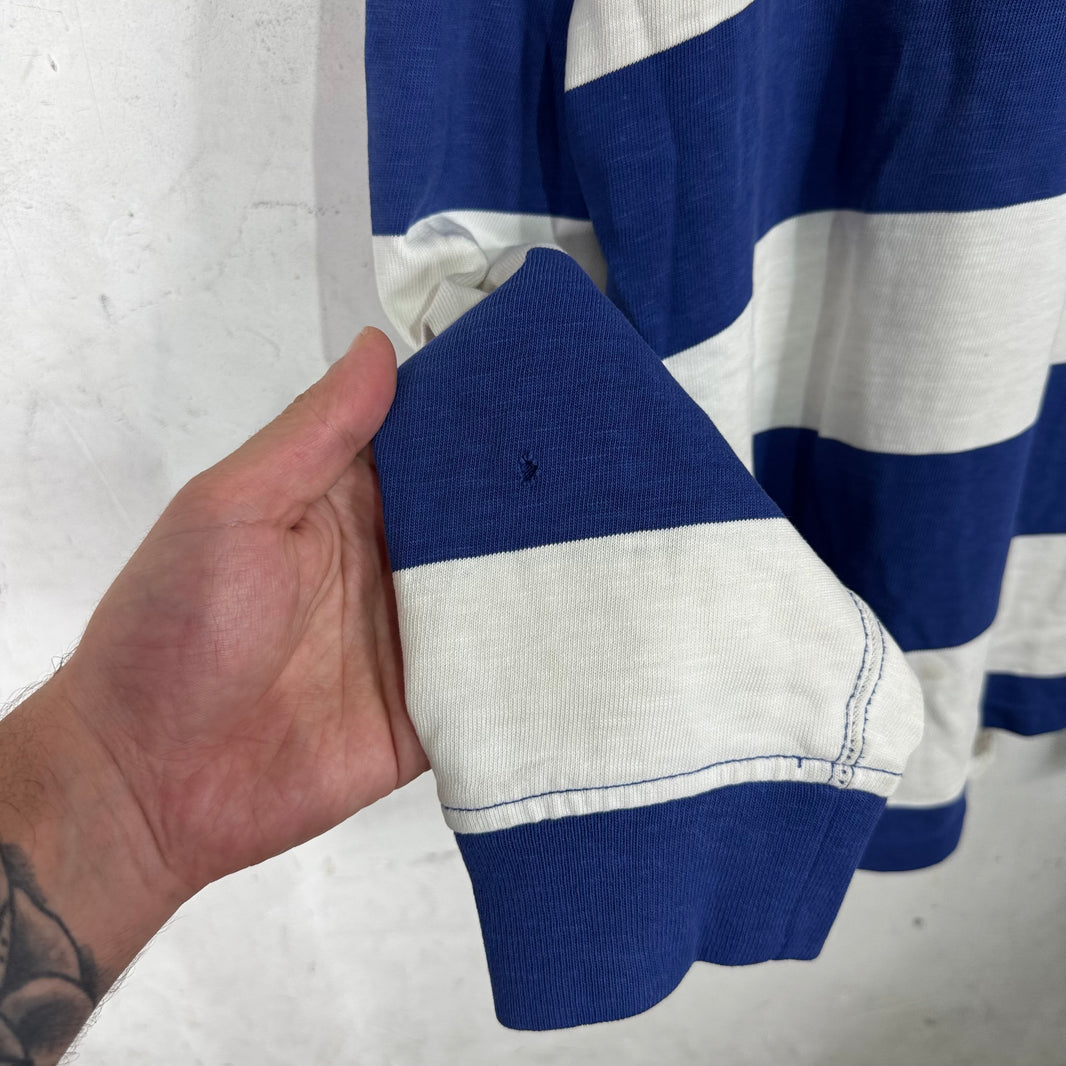 Ralph Lauren RLYC Blue/White Striped Rugby