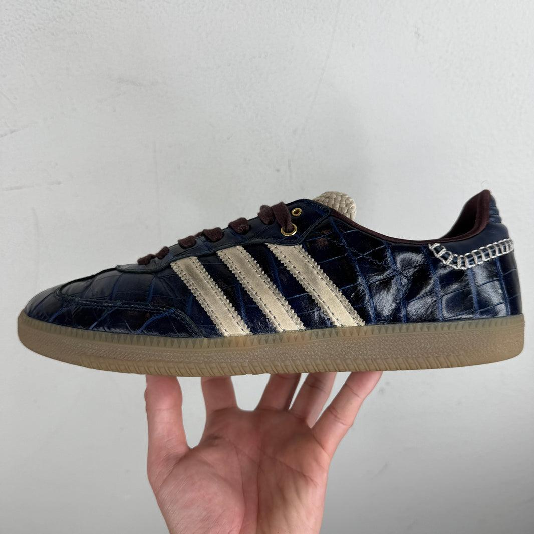 Wales Bonner Adidas Blue Croc Samba