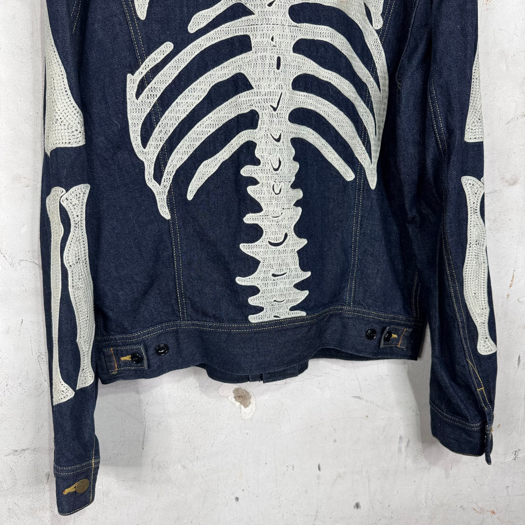 Kapital Bones Denim Trucker Jacket