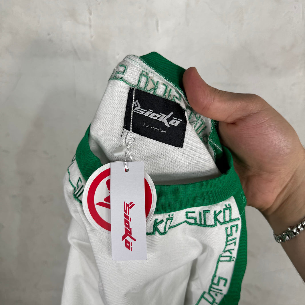Sicko Embroidered Trim Raglan Shirt