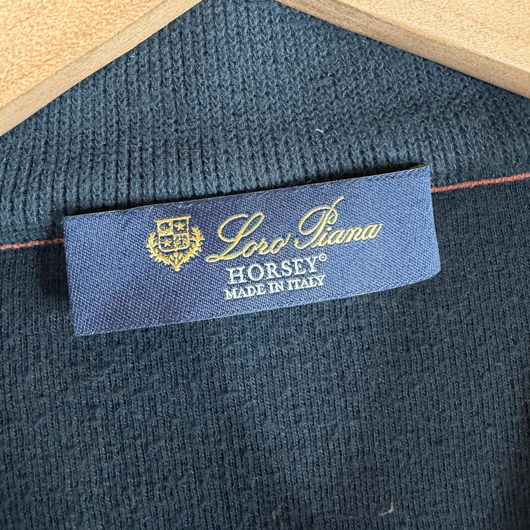 Loro Piana Horsey Rugby Polo Sweater