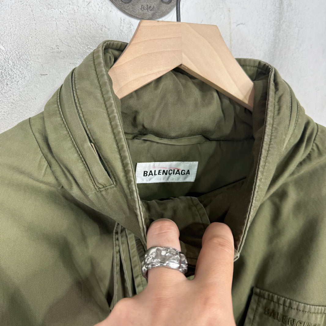 Balenciaga Khaki Swing Jacket