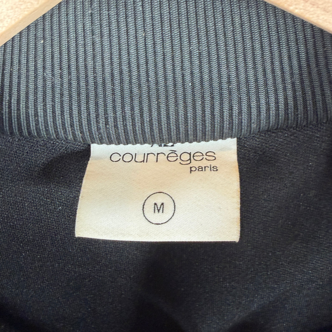 Courreges Black Track Jacket