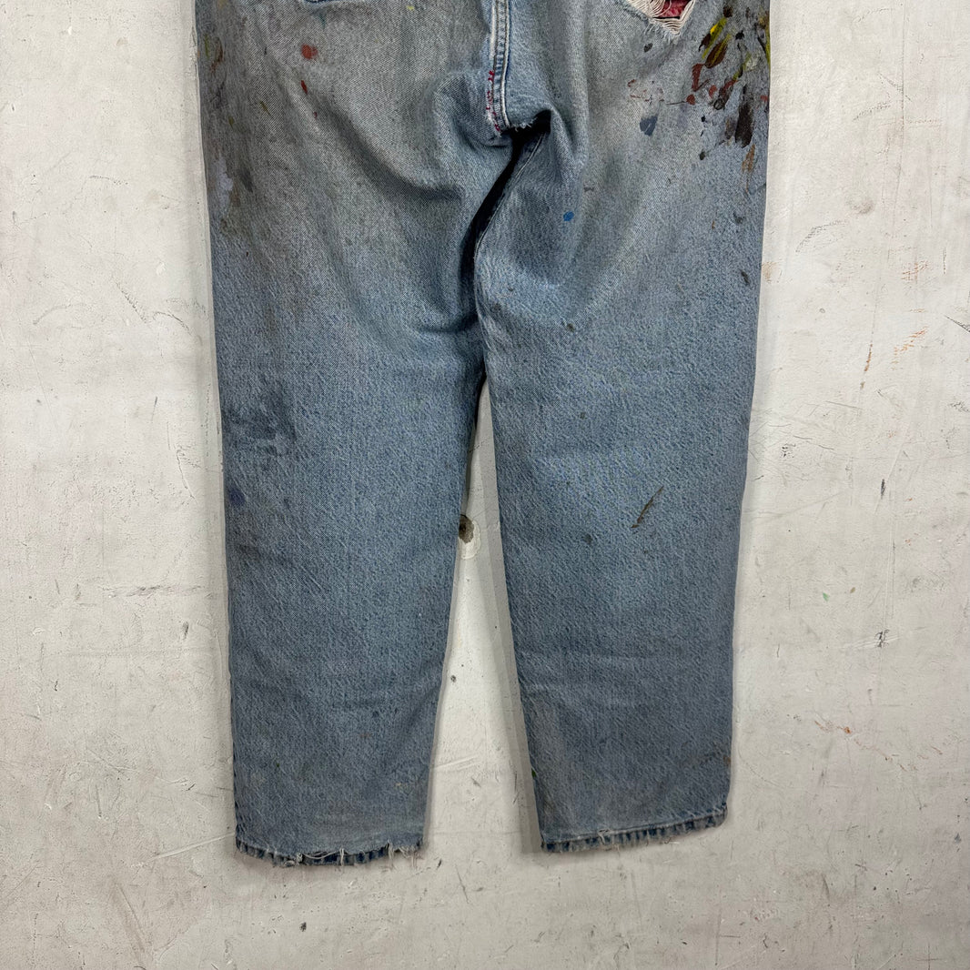 Vintage Lucky Brand Painter Distressed Jeans