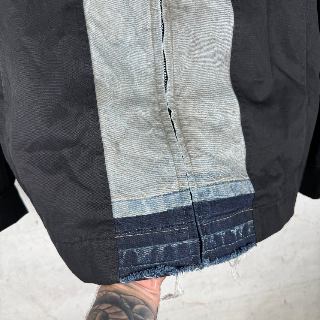 DRKSHDW Waxed Denim Patch Jacket