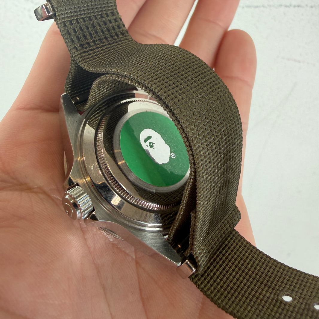 Bape Bapex Olive Watch