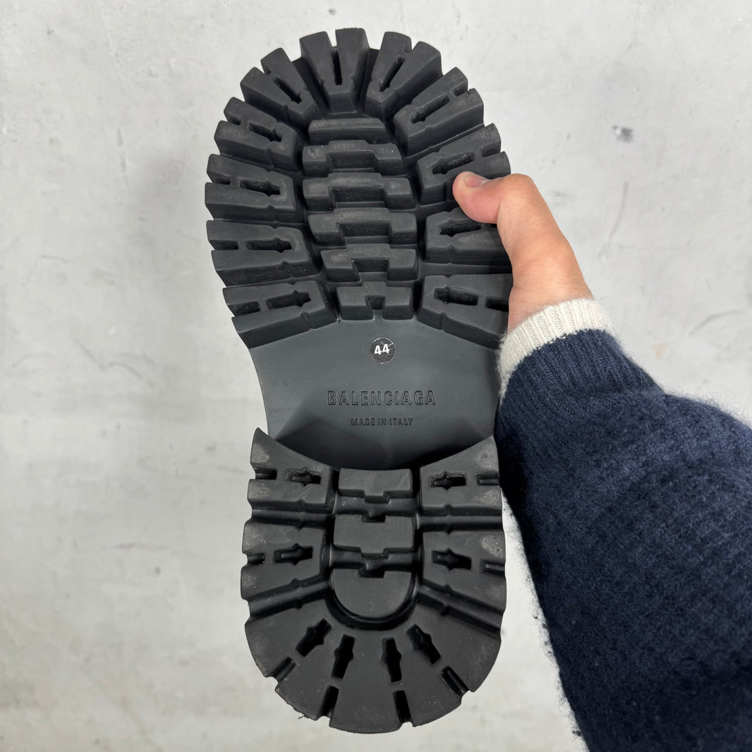 Balenciaga Leather Runway Stomper Boots