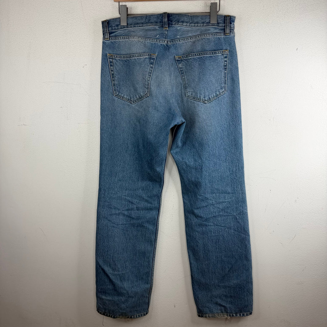 Margiela Blue Wash Straight Leg Jeans