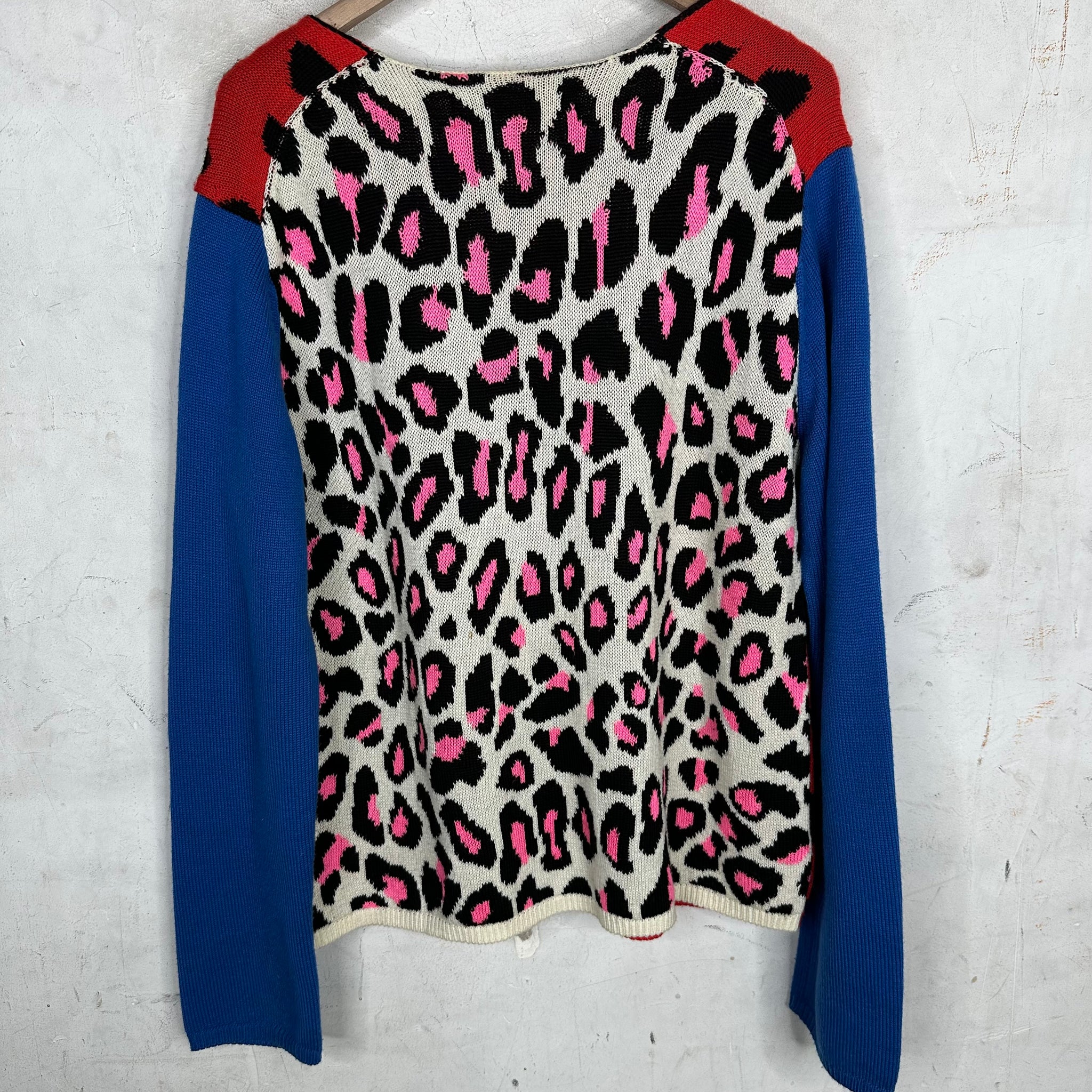 Comme Des Garçons Leopard Paneled Sweater – www.Lukes.store