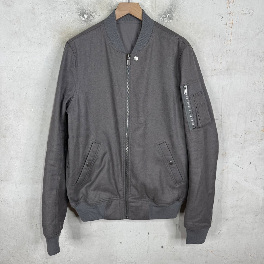 Rick Owens Sisyphus Blu Canvas Bomber