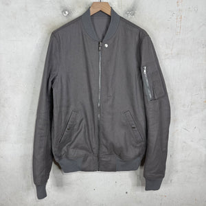 Rick Owens Sisyphus Blu Canvas Bomber