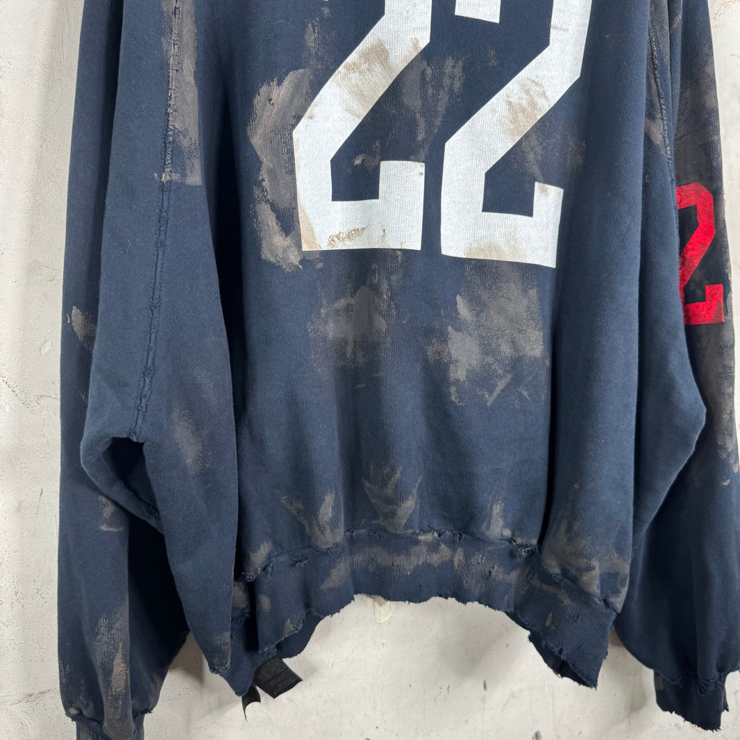 Balenciaga Mudded Polo Hoodie