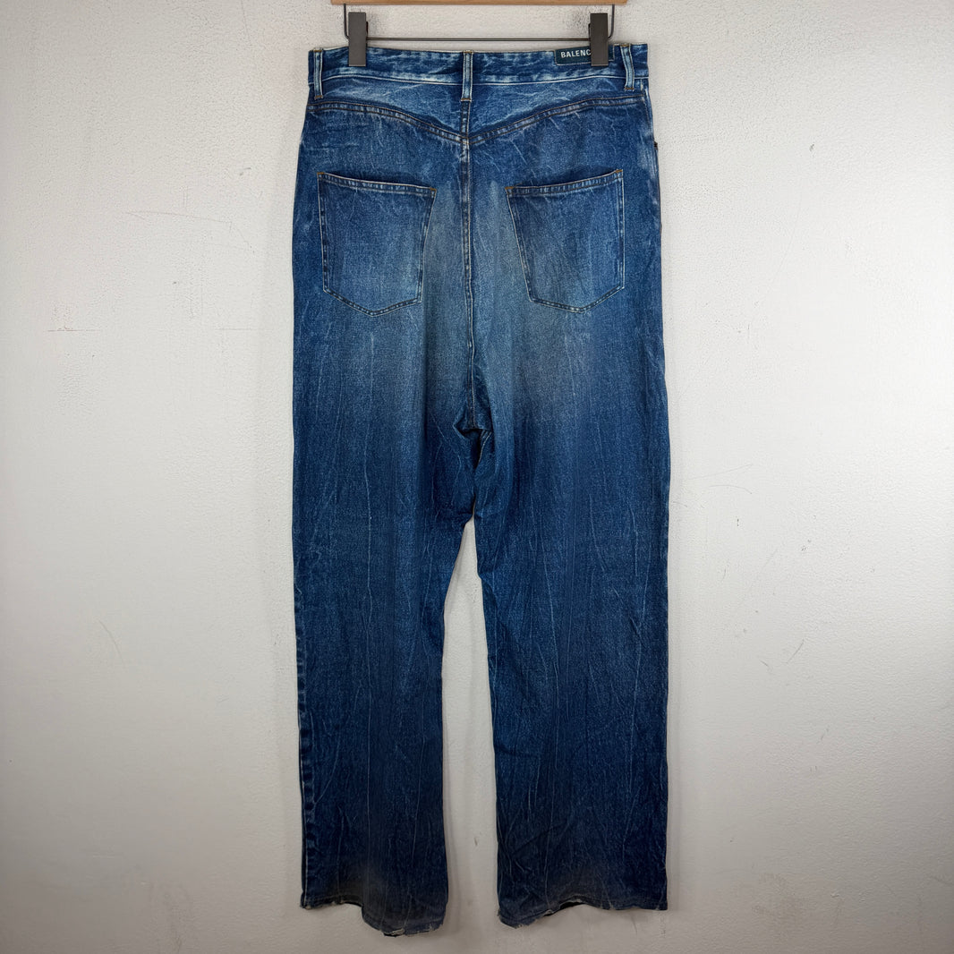 Balenciaga Homewear Tromp Denim Pants