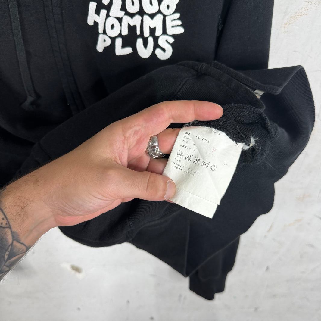 Comme Des Garcons Black Homme Plus Zip Hoodie