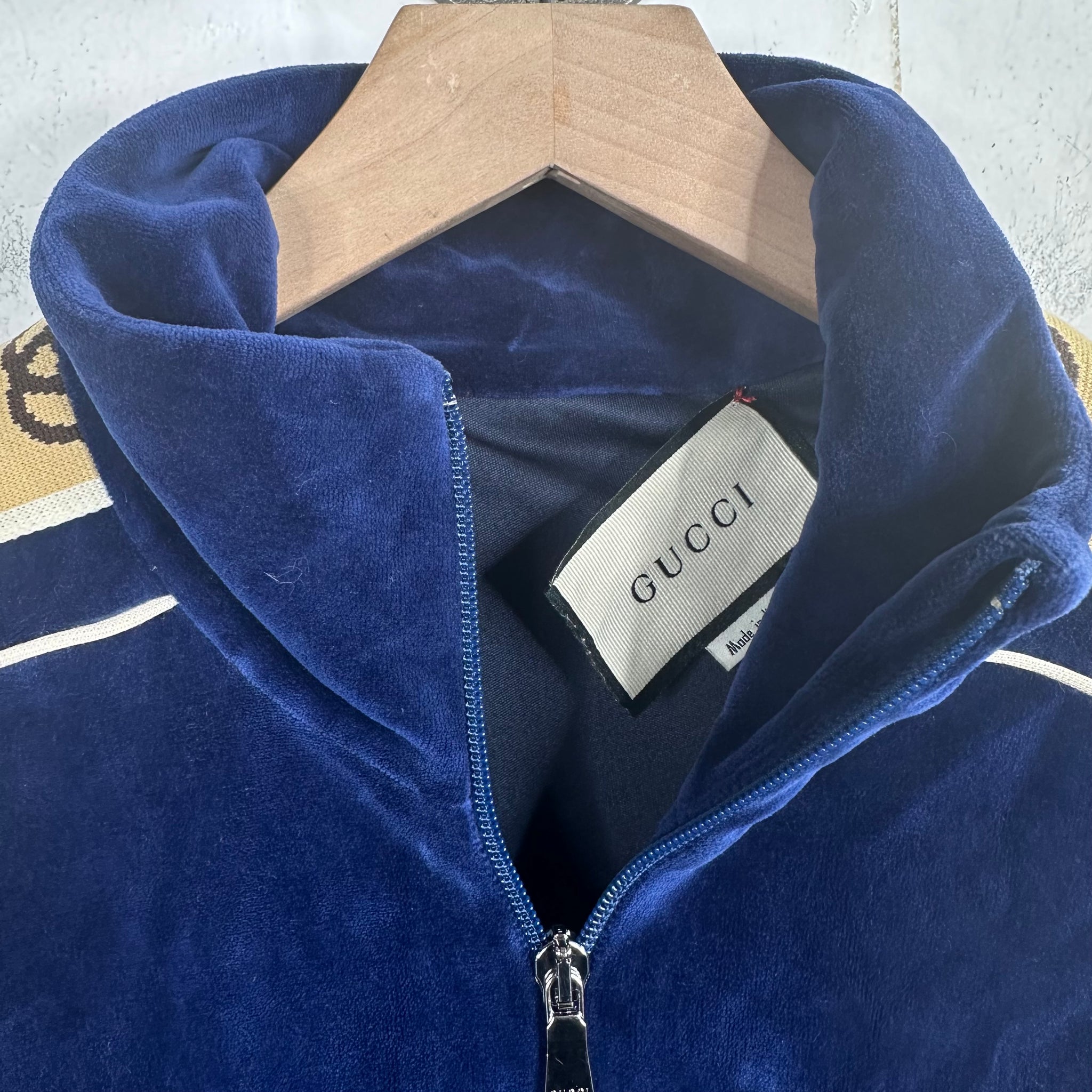 Gucci Velour Tracksuit Jacket