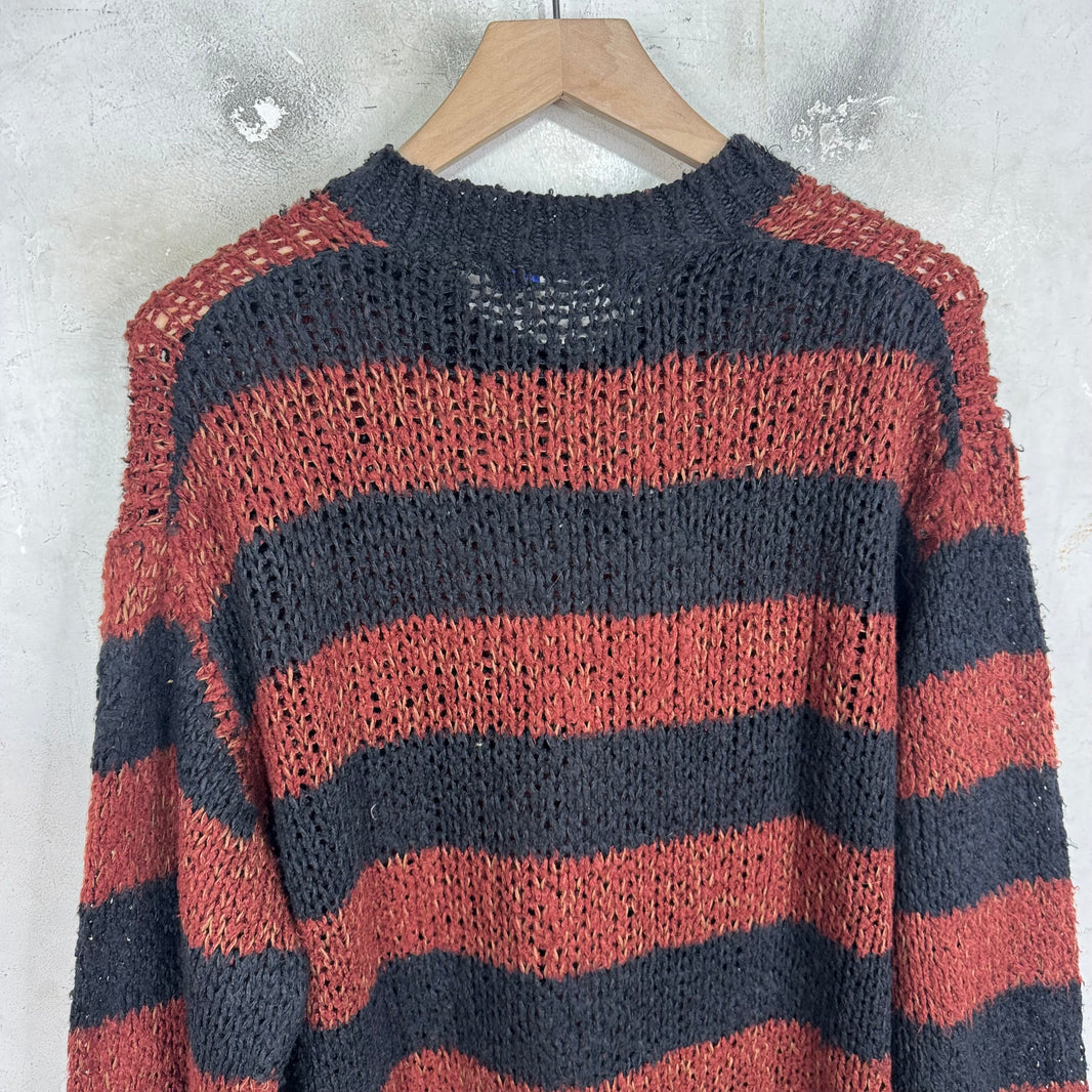 Junya Watanabe Brown/Black Striped Sweater