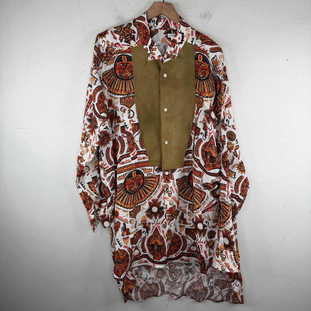 Loewe Suede Collar L/S Shirt