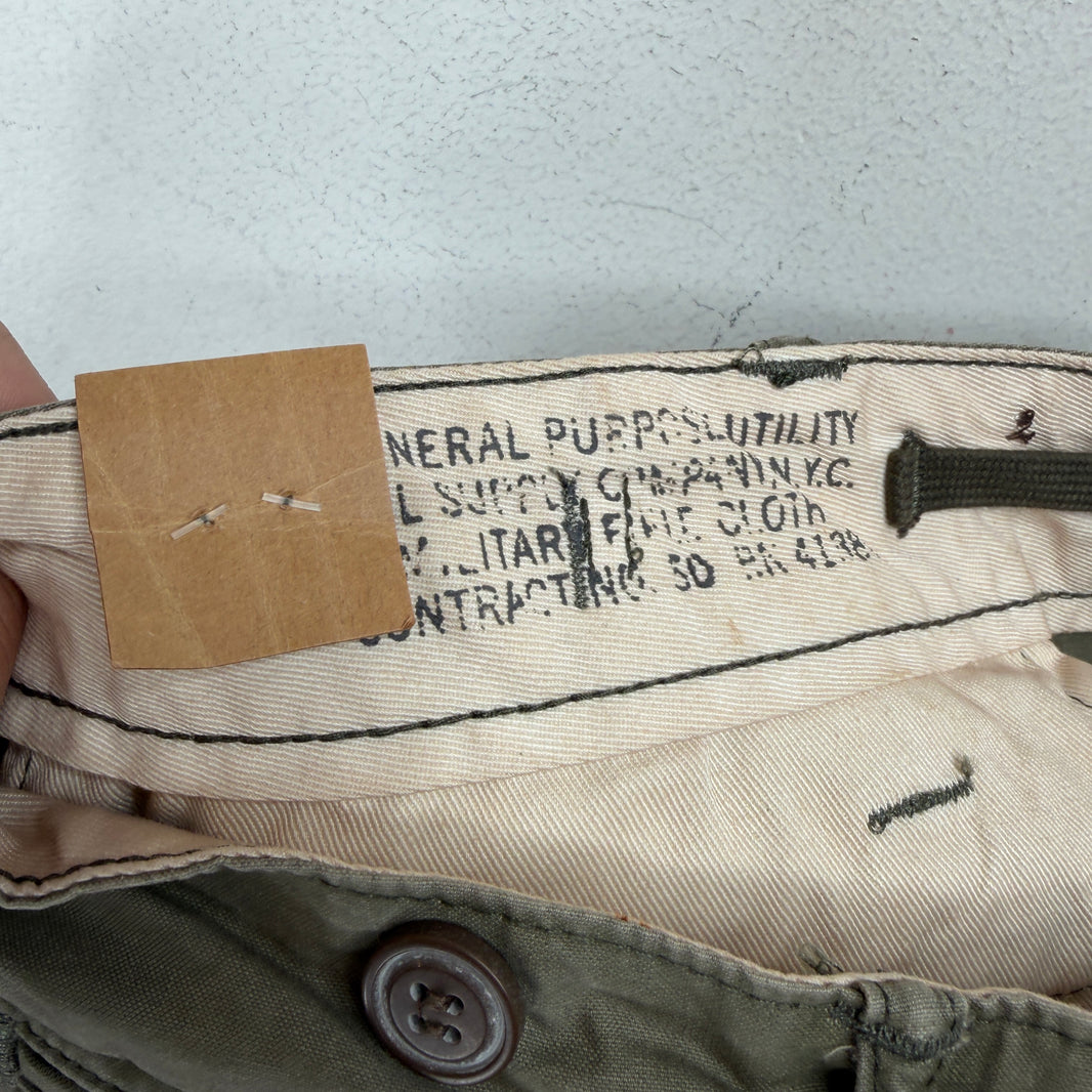 RRL Olive Military Cargo Pants