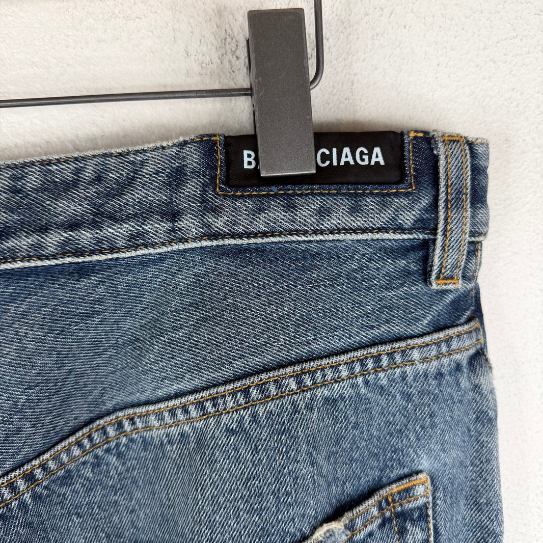 Balenciaga Sample Stencil Baggy Jeans