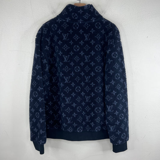 Louis Vuitton Monogram Fleece Zip Jacket