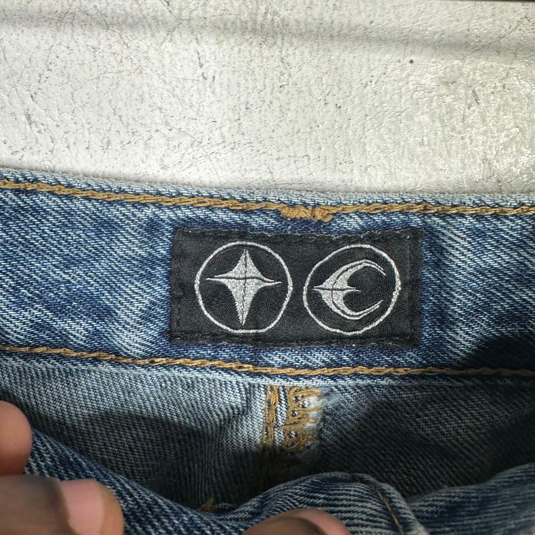 Thug Club Blue Chain Stitch Denim Jeans