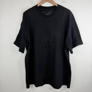 Anonymous Club Black Embroidered Logo Tee