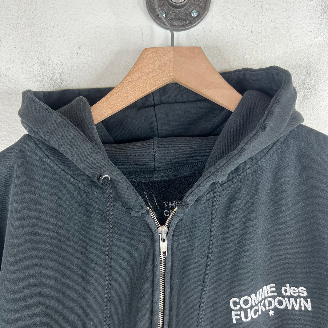 Comme Des Fuckdown Zip-Up Hoodie