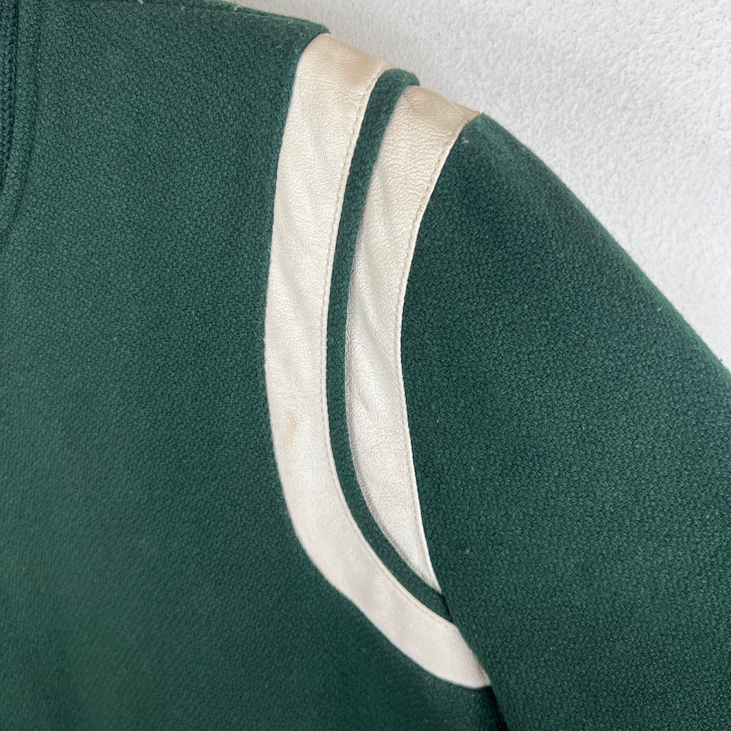 Saint Laurent Forest Green Teddy Jacket