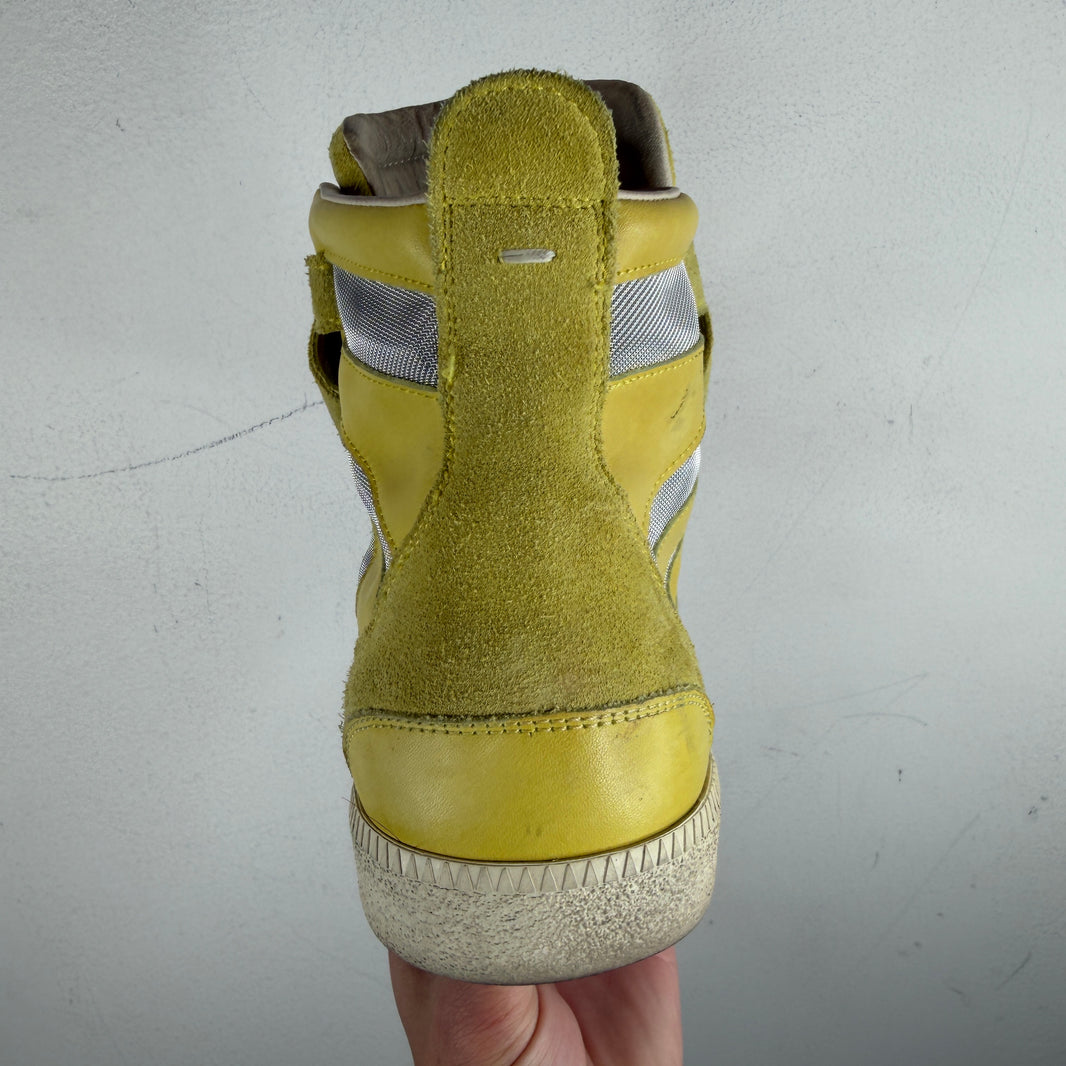 Margiela Yellow Cut-Out Sneakers