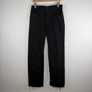 Balenciaga Straight Leg Black Jeans