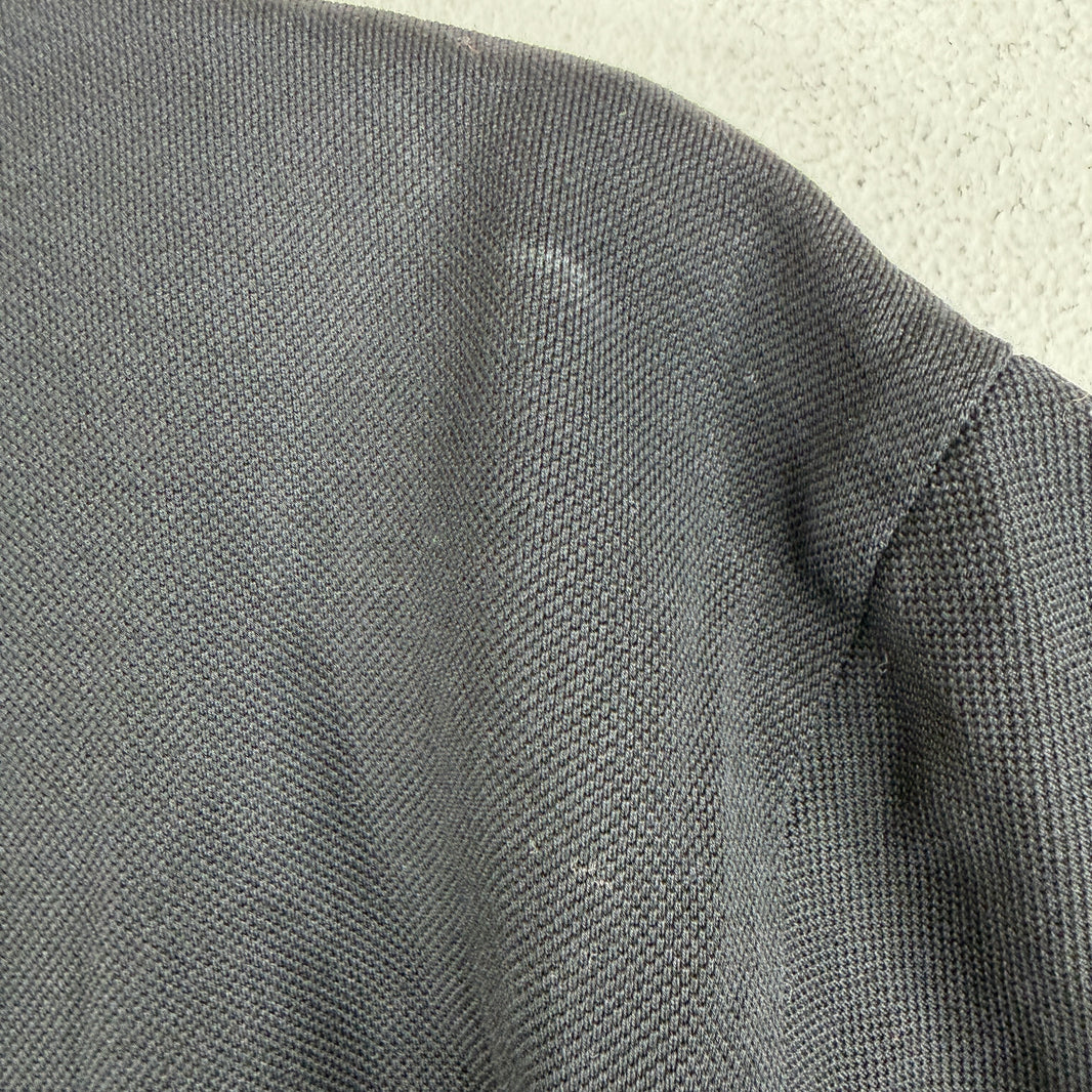 Prada Black Badge Zip Polo T-Shirt