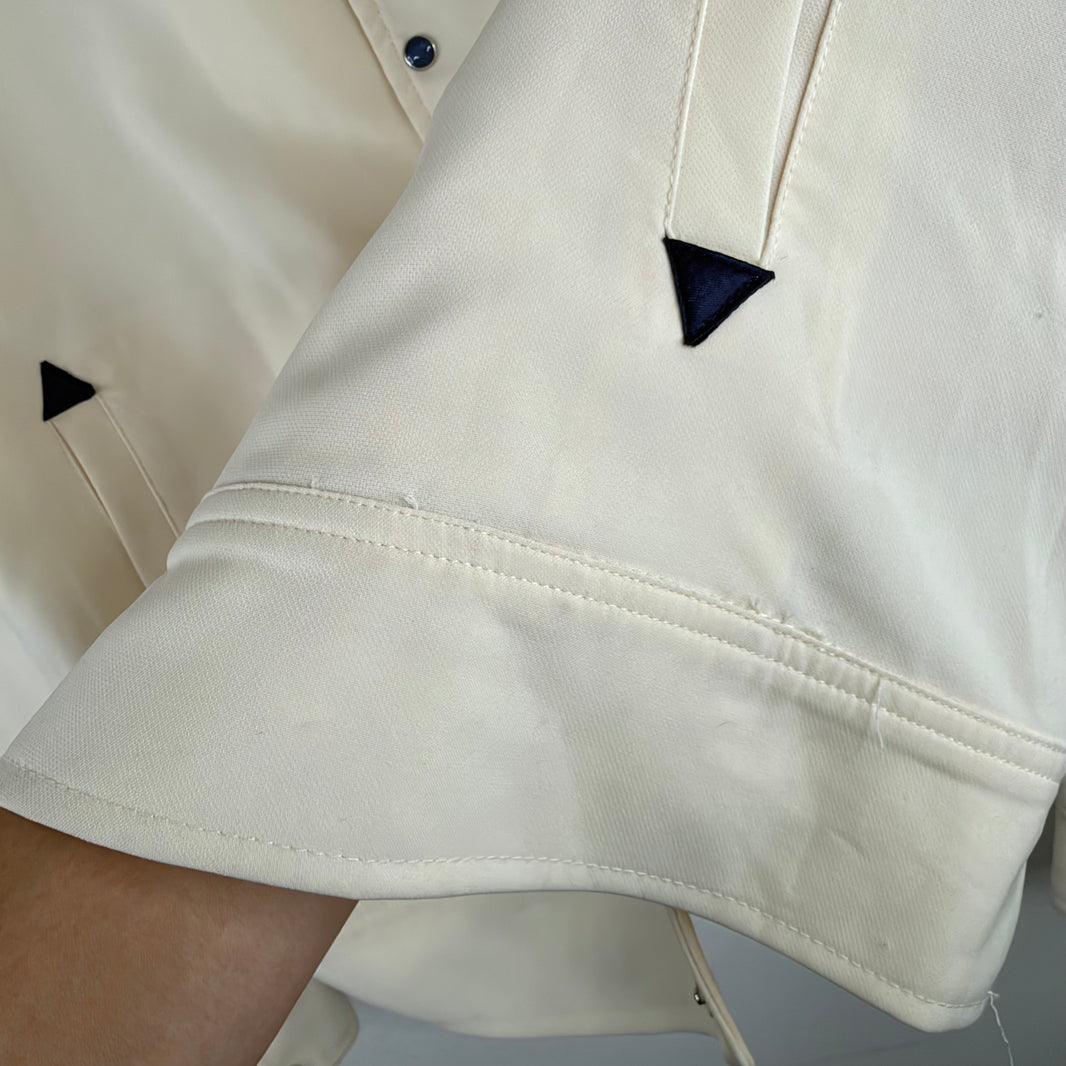 Needles White Snap Button Up Western Shirt