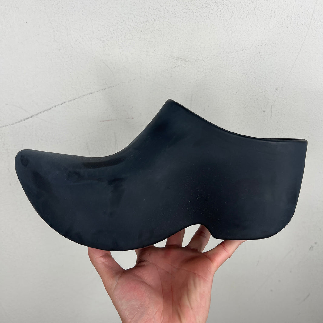 Balenciaga Black Rubber Technoclog Mules