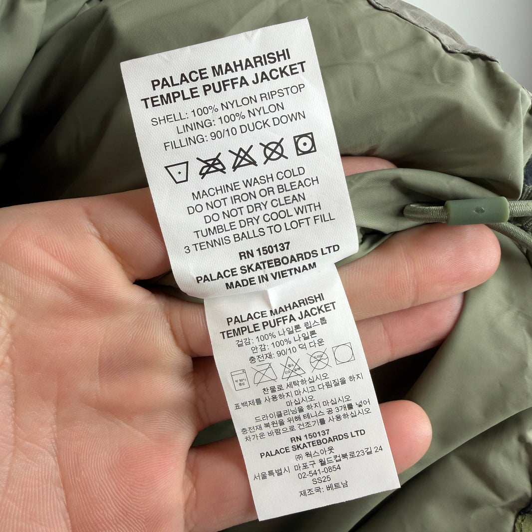 Palace Maharishi Camo Puffer Jacket