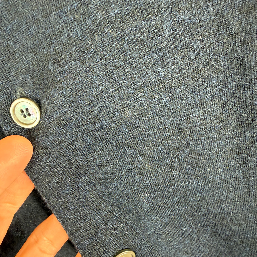 Acne Studios Navy Wool Cardigan