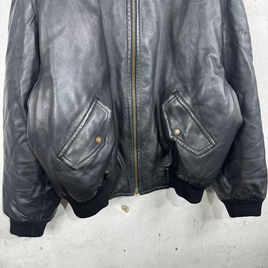 Gucci Tom Ford Leather Bomber Jacket