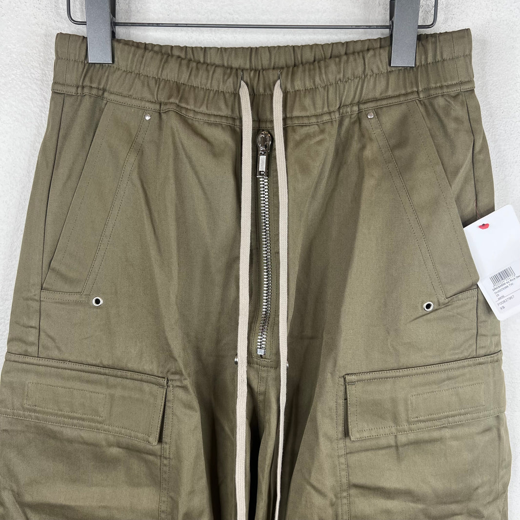 DRKSHDW Olive Double Bela Cargo Pants