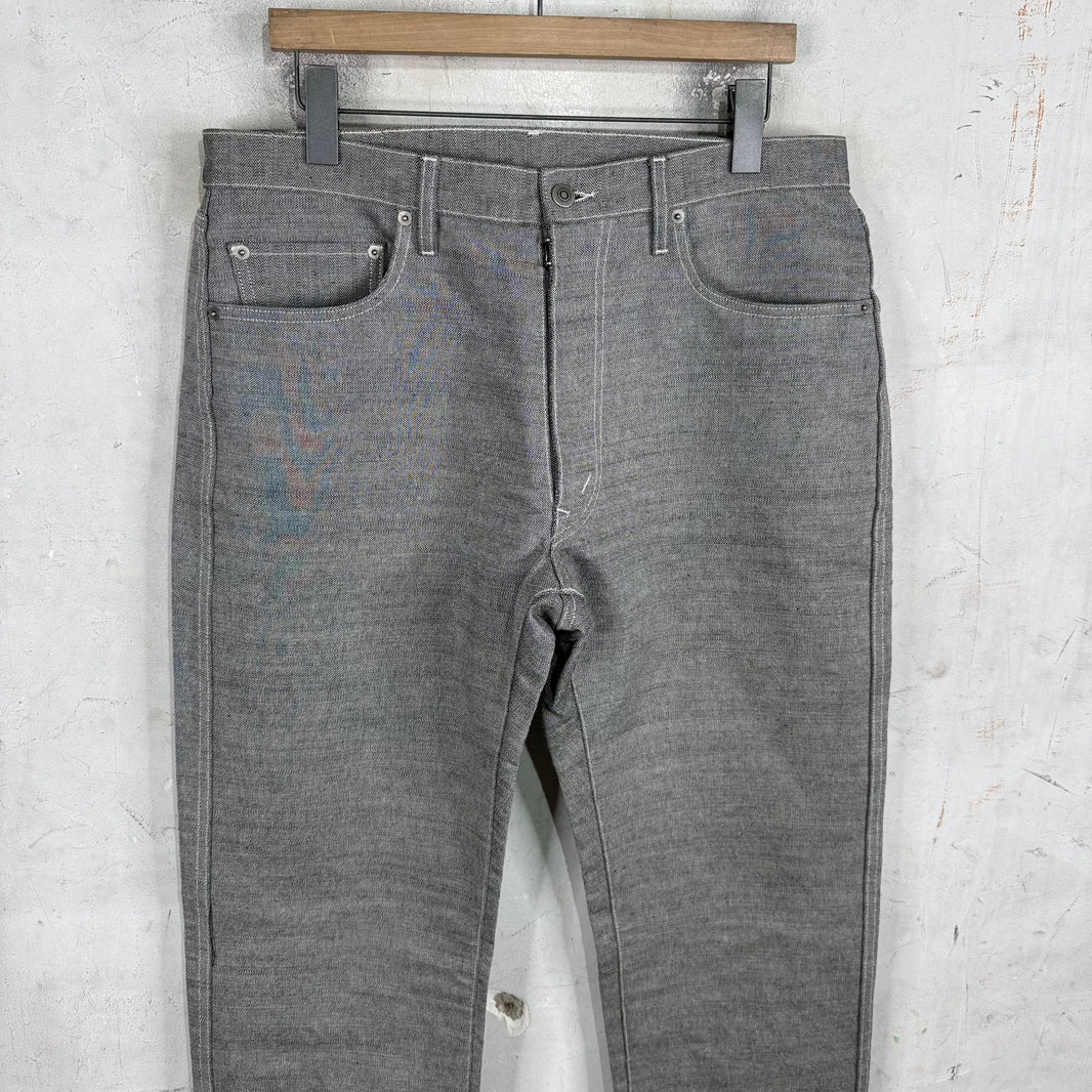 Margiela Reversed Denim Straight Leg Jeans